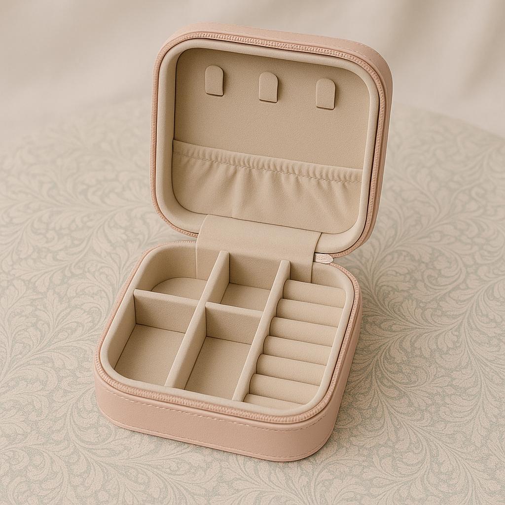 Luxury Curated Bridesmaid Gift Box – Wedding Day Emergency Kit with Mirror, Champagne Glass & Keyring