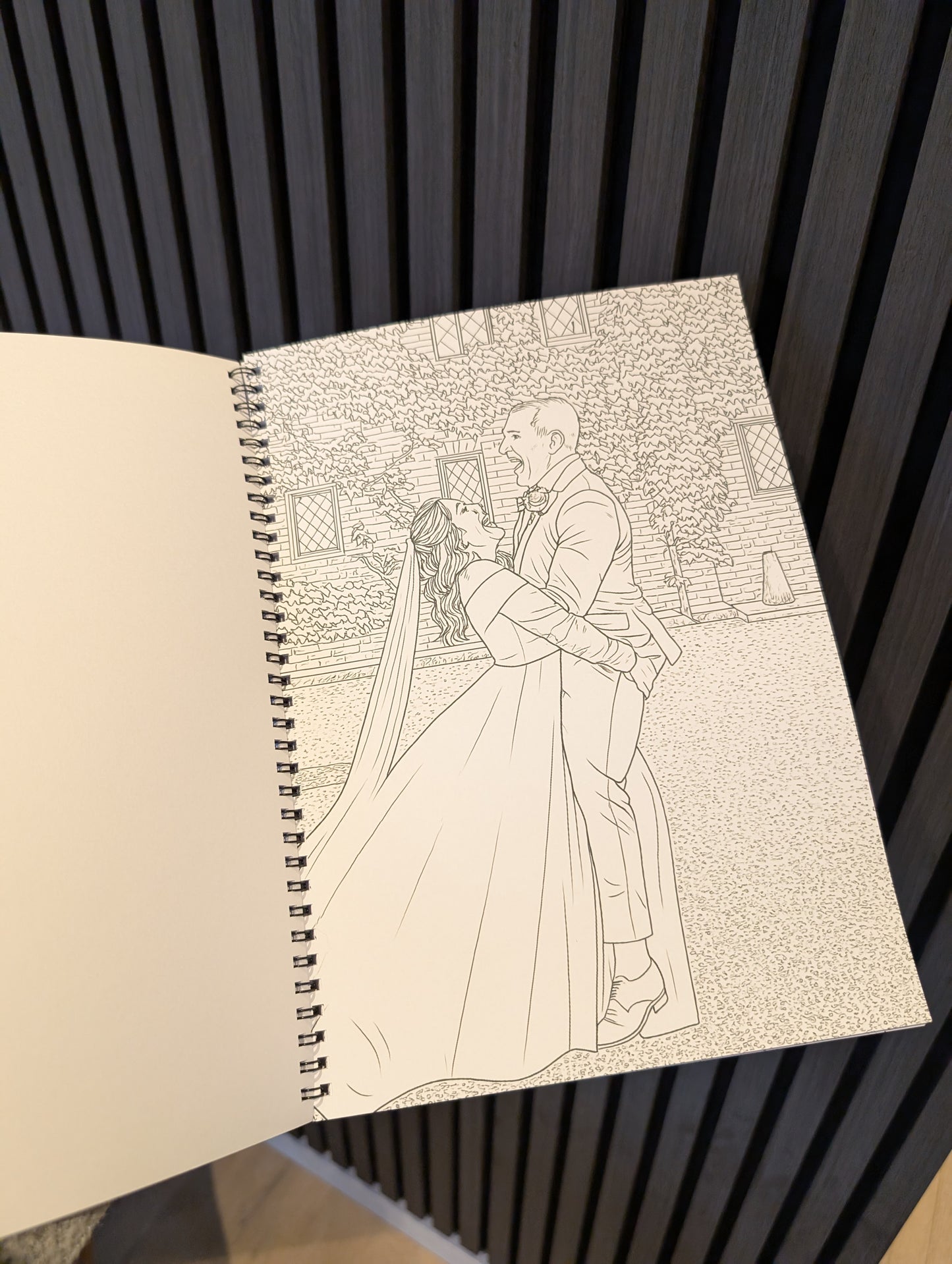 Personalised Wedding Favour Colouring Page | Custom A5 Guest Keepsake