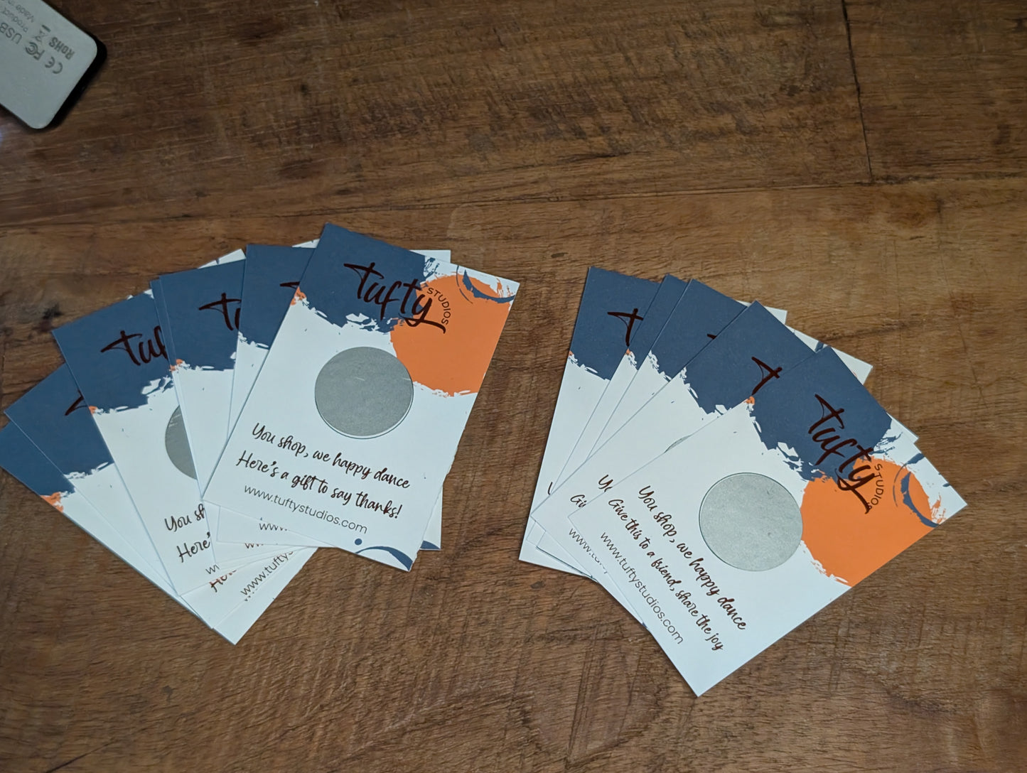 Custom Foiled Business Referral Scratch Cards – Branded & Designed to Order