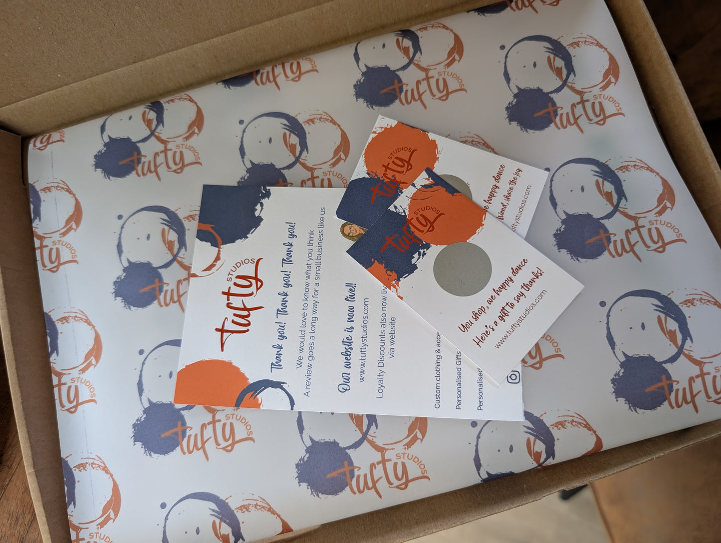 Branded Wrapping Paper – Personalised Vellum or Kraft with Your Logo | Eco-Friendly Small Business Packaging