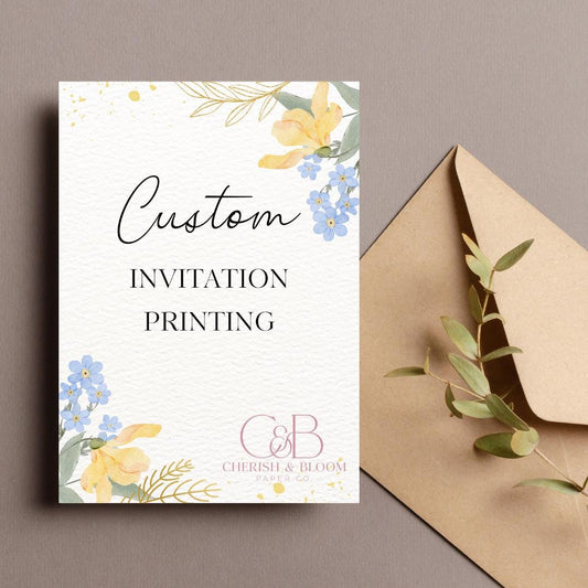 PRINT ONLY - Tickets, Invitations, Artwork, Flyers and More