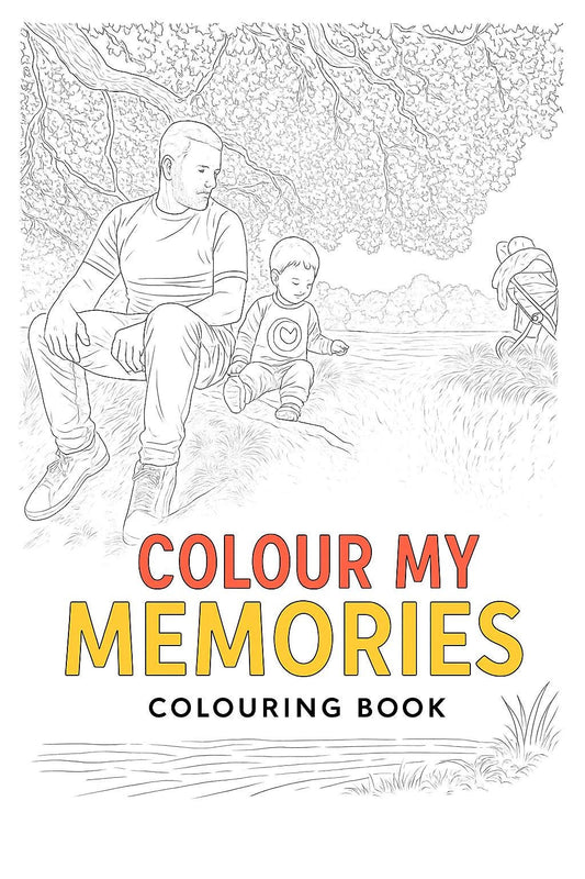 Custom Photo Colouring Book | Personalised A4 Line Art from Your Photos | Unique Gift for Kids & Adults