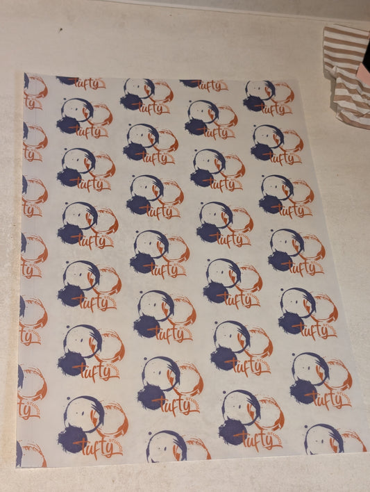 Branded Wrapping Paper – Personalised Vellum or Kraft with Your Logo | Eco-Friendly Small Business Packaging