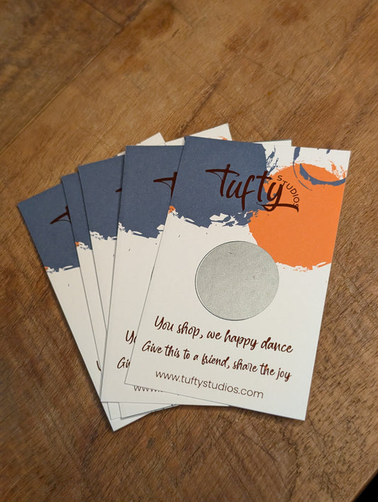 Custom Foiled Business Referral Scratch Cards – Branded & Designed to Order